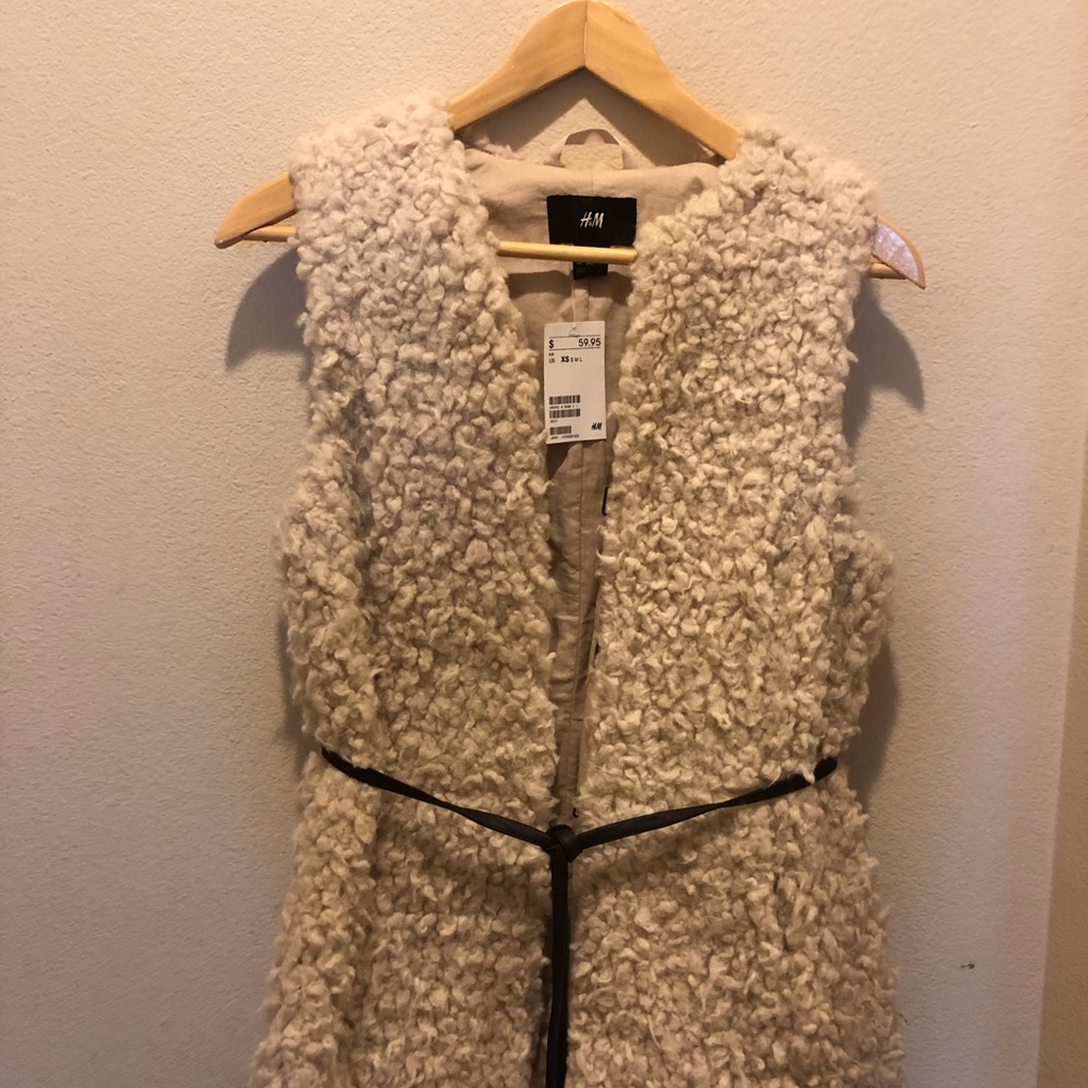 H&M Sheepskin vest